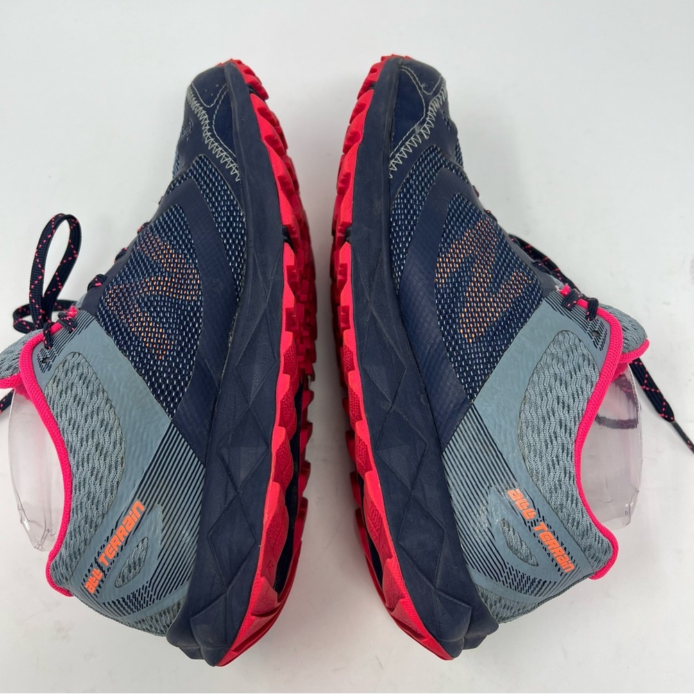 New Balance Navy Gray Pink Athletic Running Shoes - Picture 9 of 13